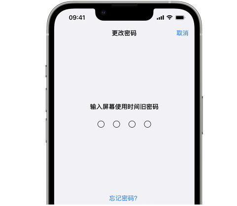 和庆镇iPhone屏幕维修分享iPhone屏幕使用时间密码忘记了怎么办 