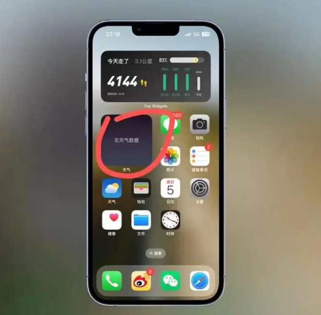 和庆镇苹果手机维修分享:iOS16主屏幕天气小组件无法正常工作怎么办？ 