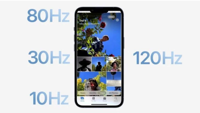 和庆镇苹果14维修分享iPhone 14有高刷吗 