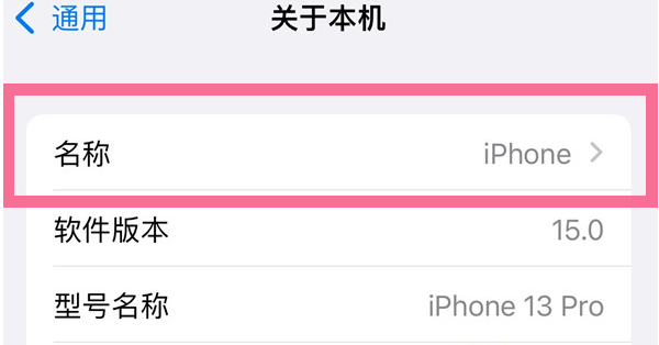 和庆镇苹果13维修分享iPhone 13热点名字设置教程 
